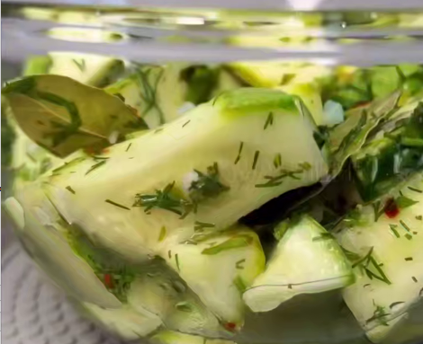 Закуска из кабачков