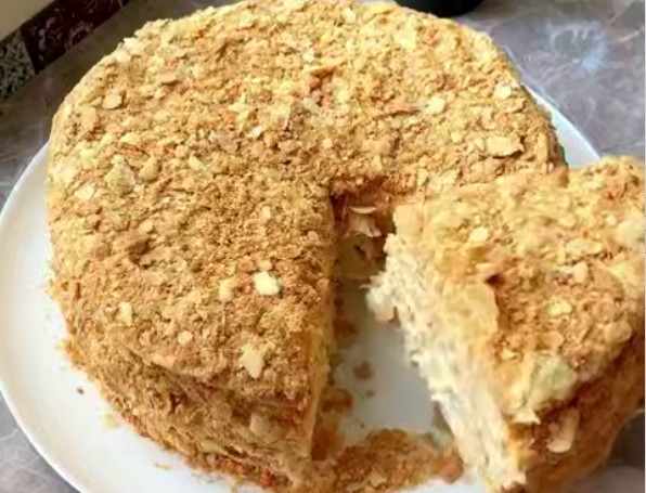 Торт Наполеон вкуснейший и хрустящий