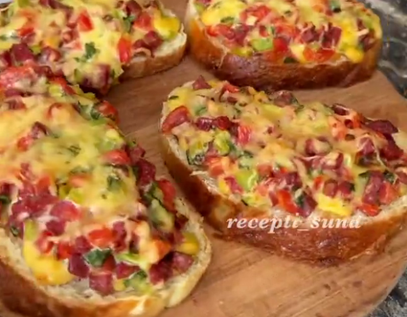 Хрустящие горячие бутерброды