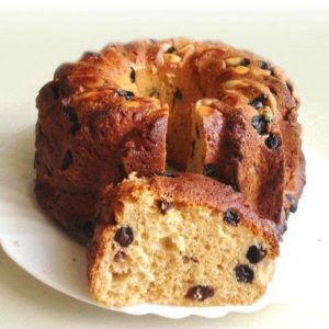 Воздушный кекс с изюмом