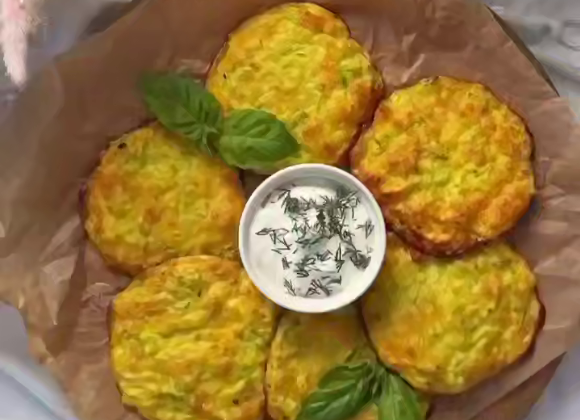 Кабачковые оладьи