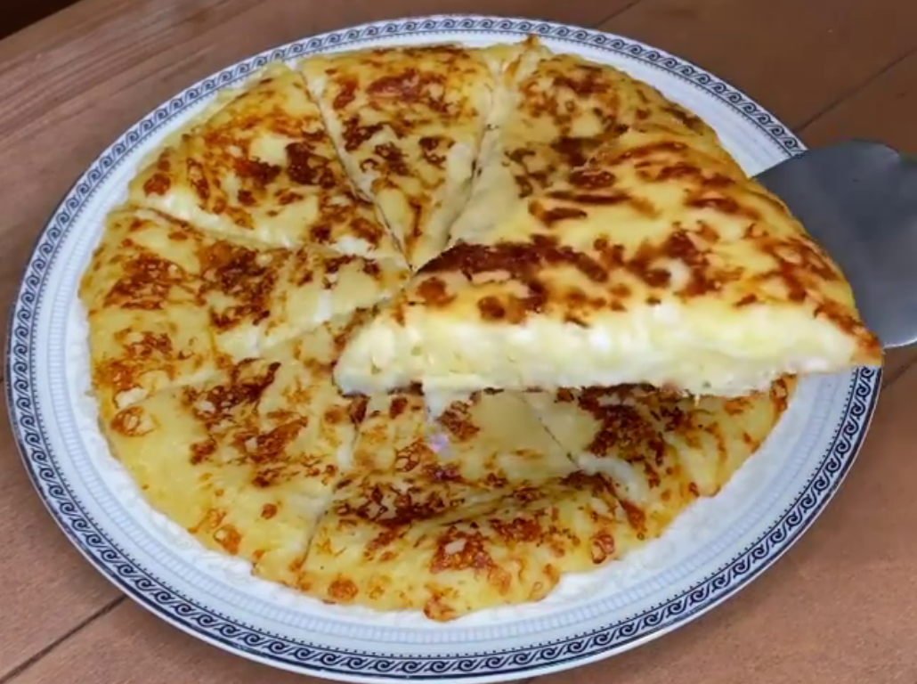 Ленивый хачапури для завтрака
