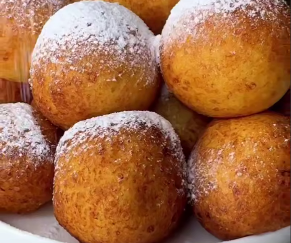 Творожные пончики