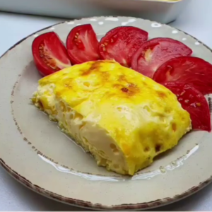 Творожный омлет