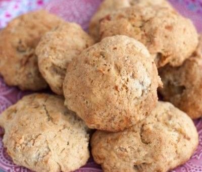 Яблочное бисквитное печенье